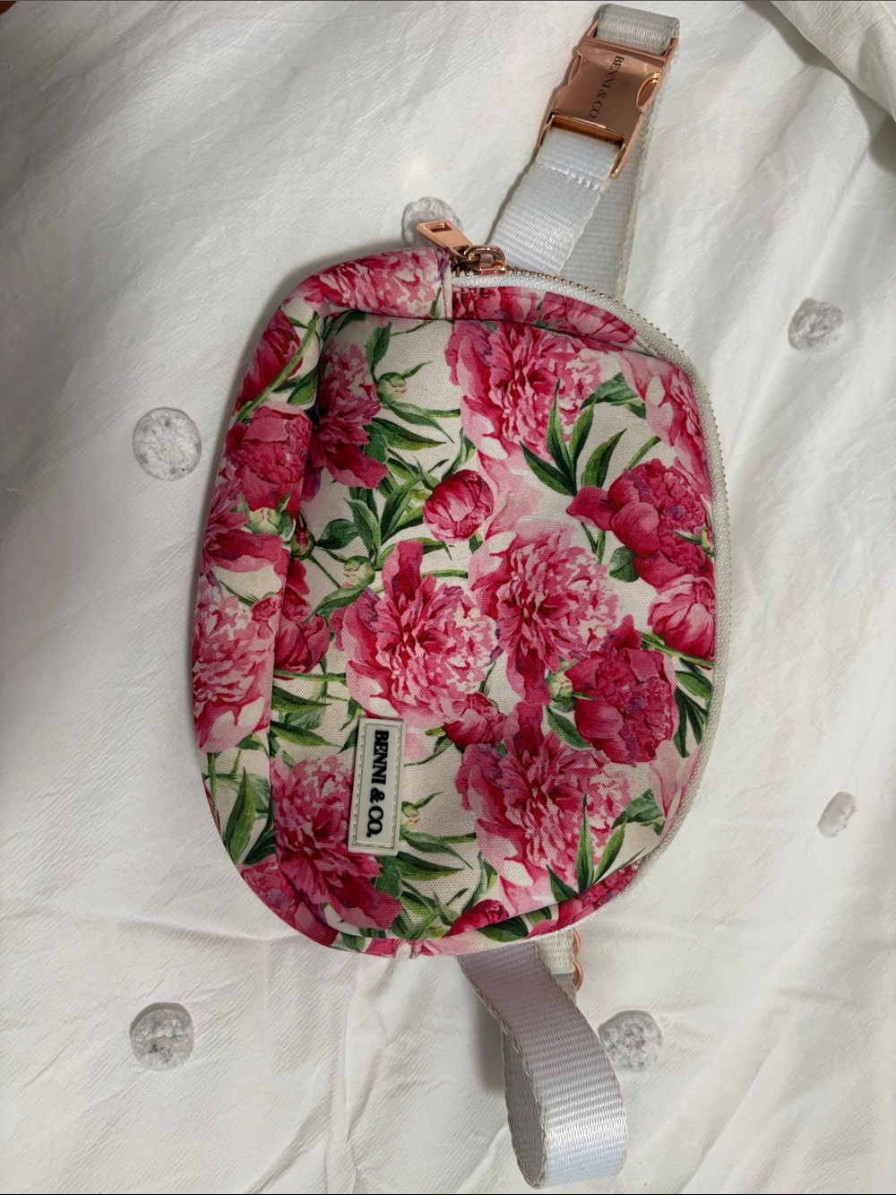 Benni & Co. Pink Floral Crossbody Bag